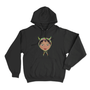 Devil Headscarf Hoodie Black