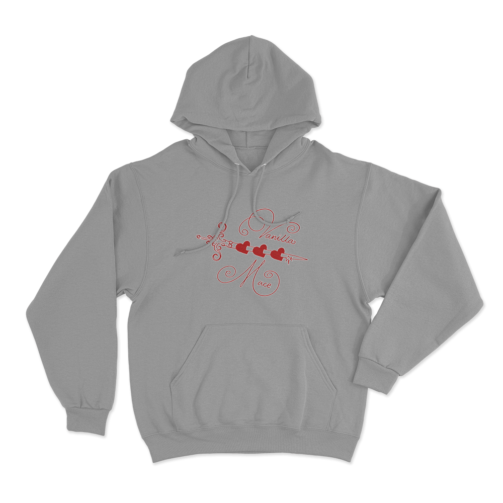 Heart Arrow Hoodie Grey Heart Arrow Hoodie Grey