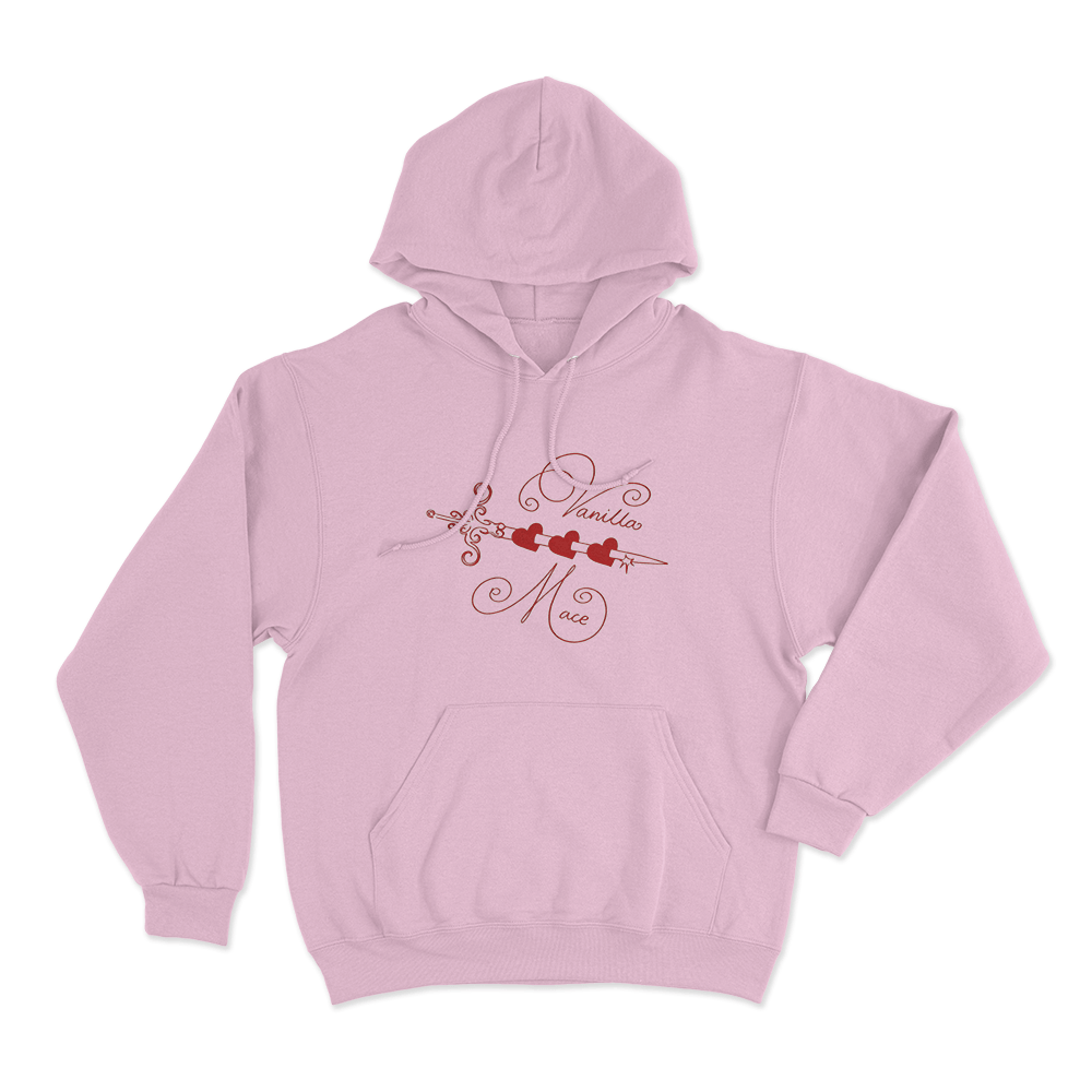 Heart Arrow Hoodie Pink Heart Arrow Hoodie Pink