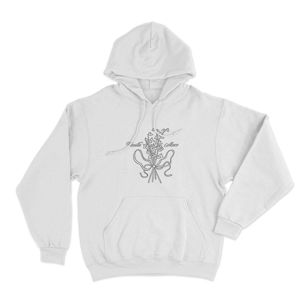 Lily Bouquet Hoodie White Lily Bouquet Hoodie White