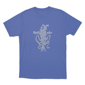Lily Bouquet T Shirt Blue