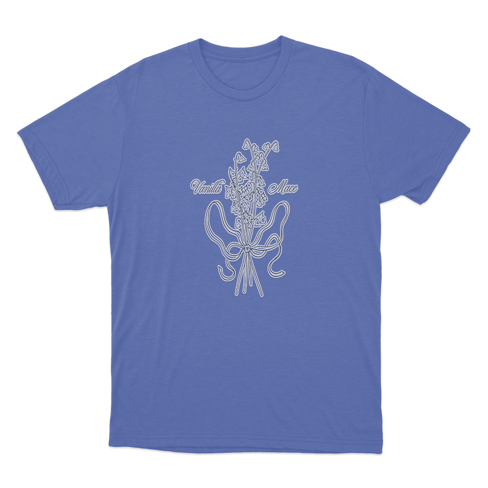 Lily Bouquet T Shirt Blue Lily Bouquet T Shirt Blue