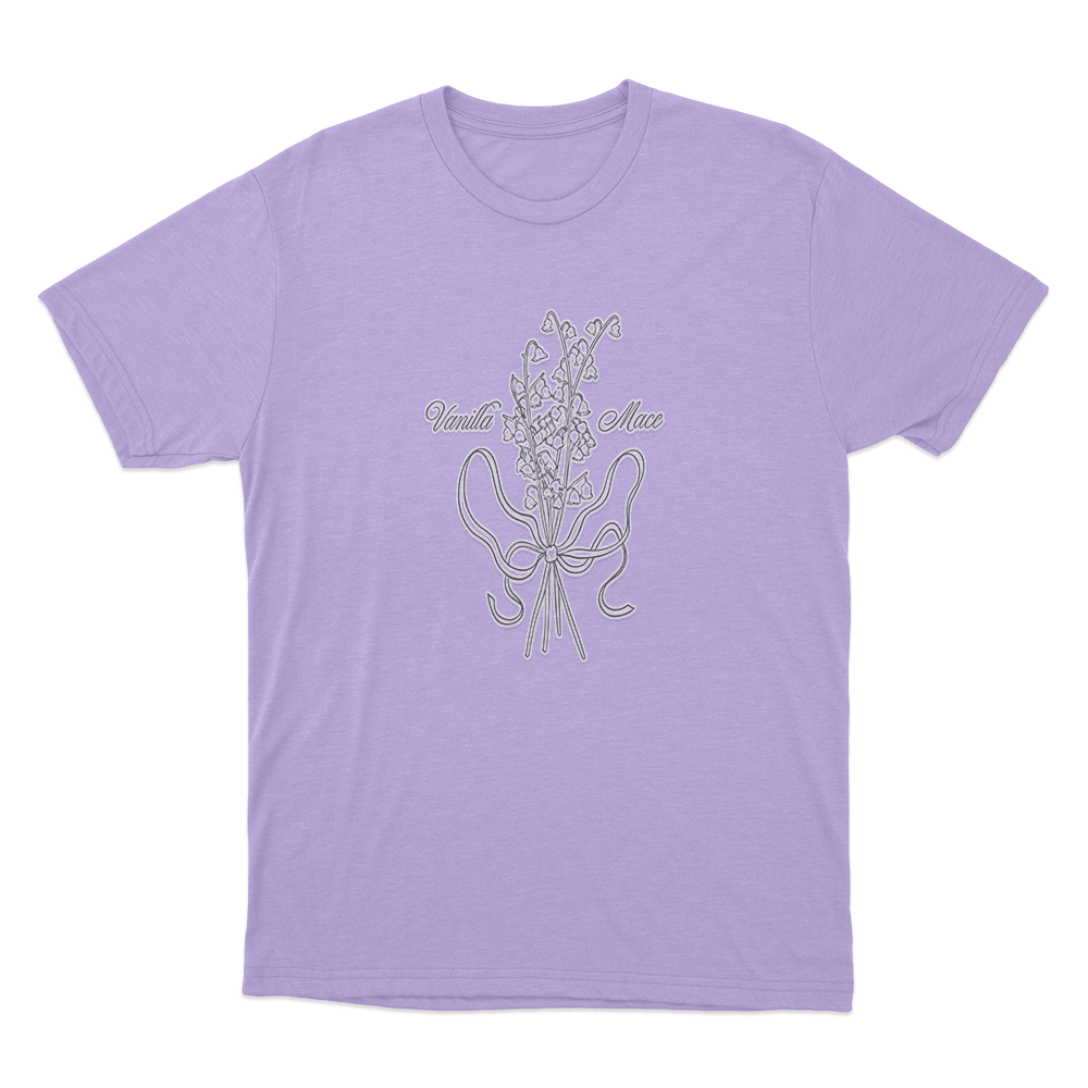 Lily Bouquet T Shirt Purple Lily Bouquet T Shirt Purple