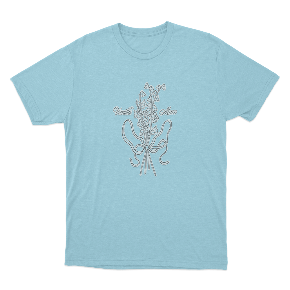 Lily Bouquet T Shirt Sky Blue Lily Bouquet T Shirt Sky Blue