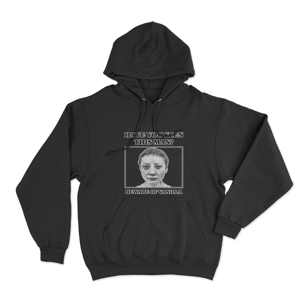 Wanted Poster Hoodie Black Wanted Poster Hoodie Black